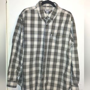 Carhartt Men's Button Down Long Sleeve Shirt Size Extra Large